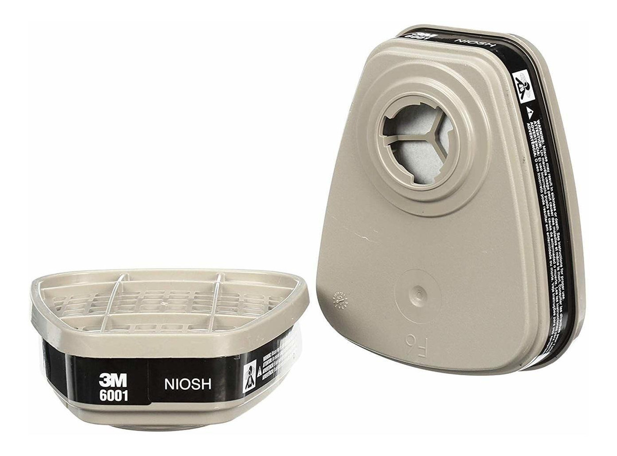 3m Cartucho De Vapor Orgánico 6001, De Protección Respirator