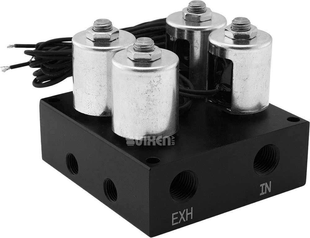 Vixen Aire 1/4  Suspensión Npt / Air Ride Colector De Las Vá