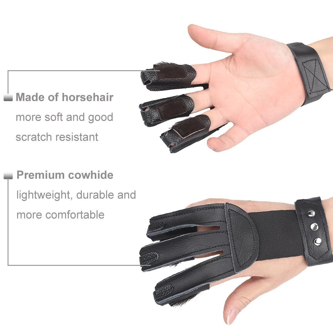 3-correa De Cuero Kratarc Jóvenes Adultos Brazo De Protecció