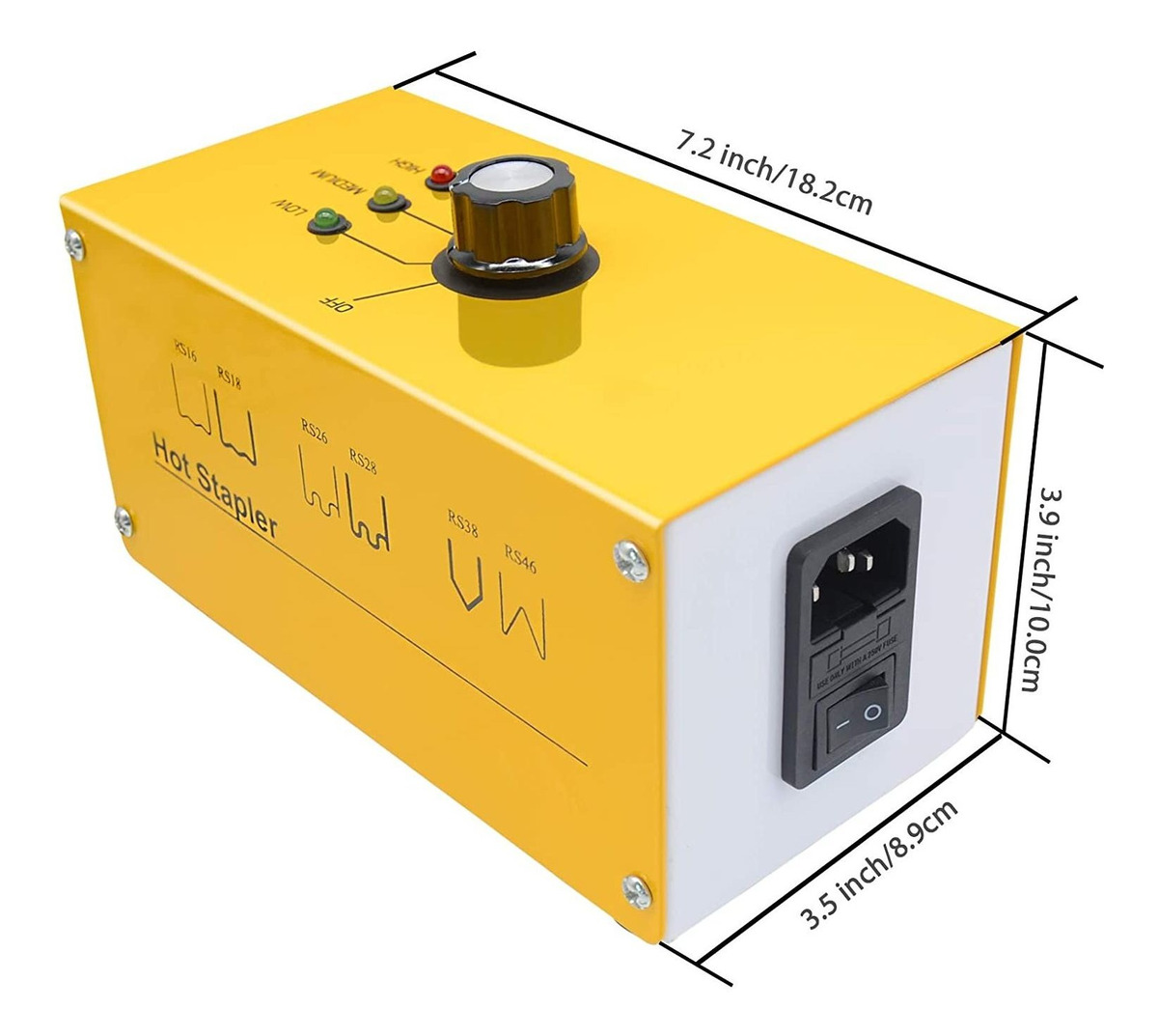 Wispausu 110v Caliente Grapadora Soldador De Plástico Kit De