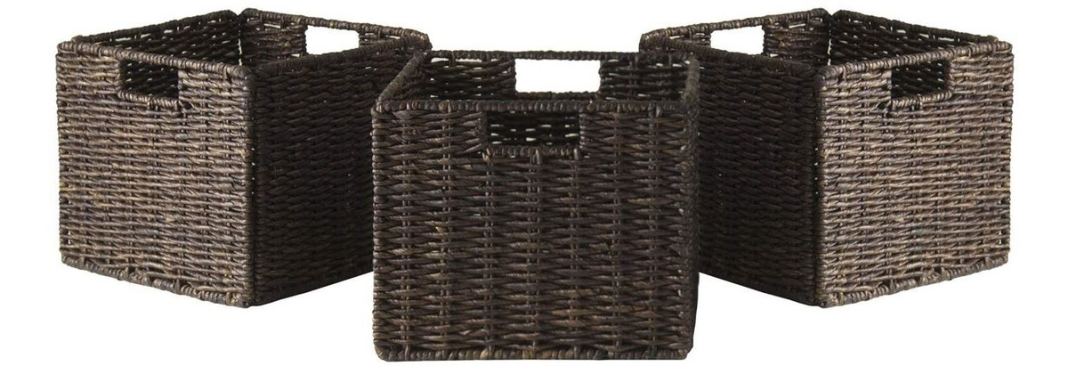 Winsome Addison 4-piece Banco De Almacenamiento Con 3-plegab