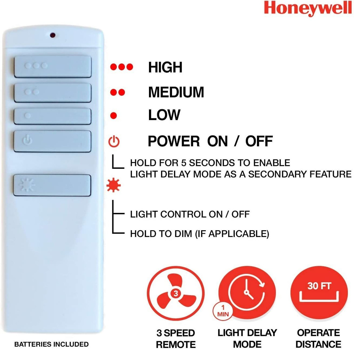 Ventiladores De Techo Honeywell 50514 Río 52 Ventilador De