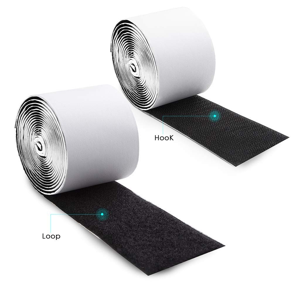 Vangoa Pedal Junta Velcro Cinta De Montaje Autoadhesivo Ganc