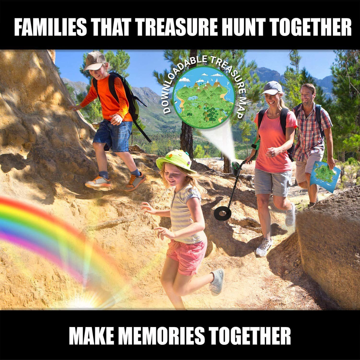 Treasure Cove Tc-9800 Detector Profesional Kit, Pantalla Lcd