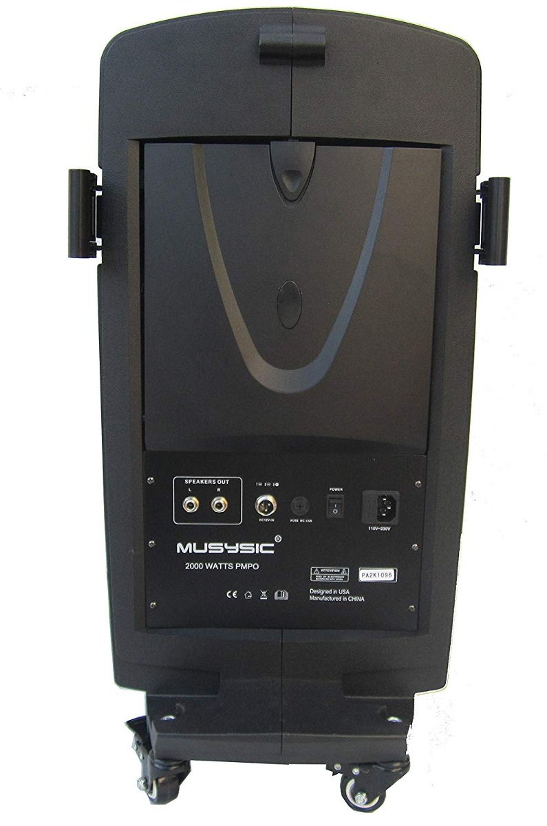 Musysic M-port Pa2k 2000w Sistema Pa Portátil 2x10  Altavoce