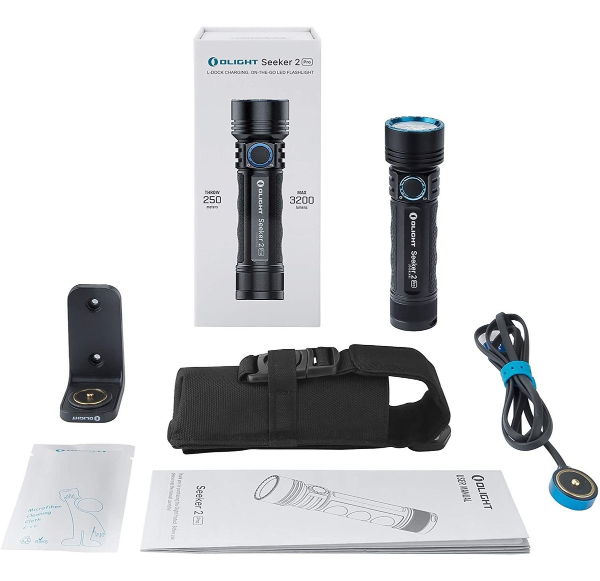 Olight Seeker 2 Pro 3200 Lúmenes Tres Cw Led Cree Xp-l Hd In