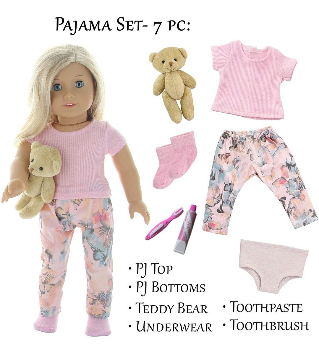 American Girl Ropa De La Muñeca De Invierno - 5 Equipo De Va