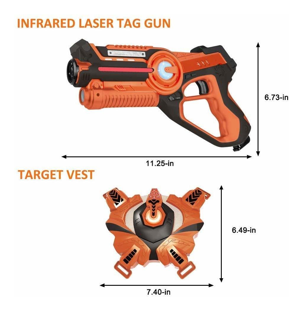 Pokonboy 4 Conjuntos De Etiquetas Láser Con Los Armas Y Chal