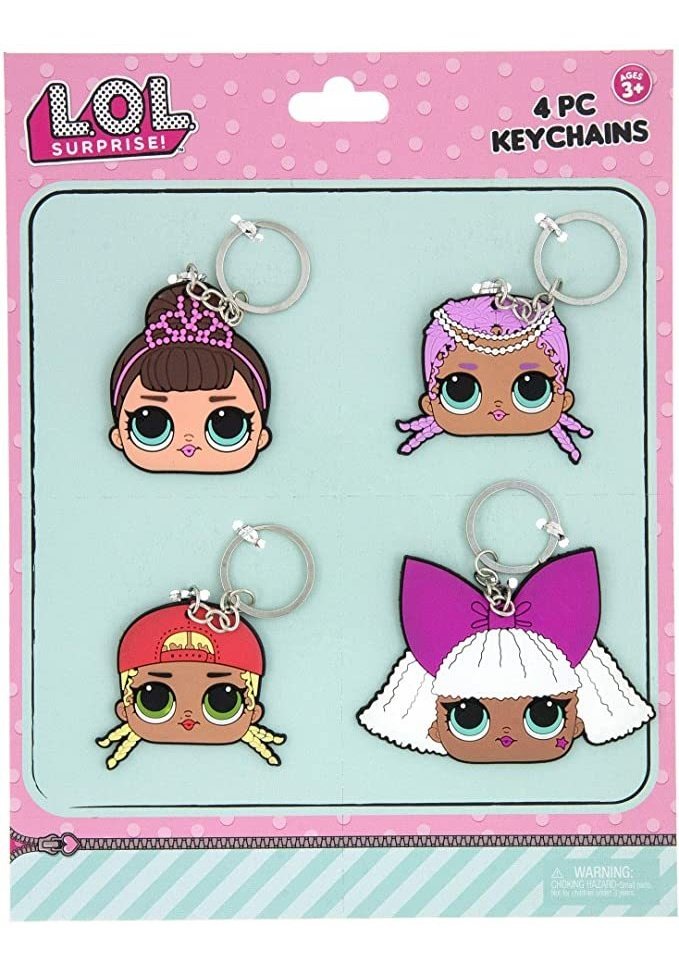 L.o.l Surprise 4 Flexible De Goma Llavero, Rosa