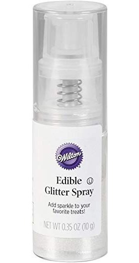 Wilton Comestible De Plata Del Brillo En Spray, 0,35 Oz.