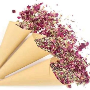 Confeti 100% Natural Para Boda, Biodegradable, Secado De Ros