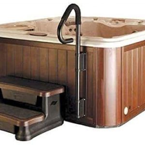 Spa Y Hot Tub Asidero De Seguridad Negro Con Textura