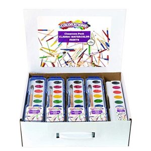 Coloraciones Wcpak Lavable Acuarela Aula Pack (paquete De 41