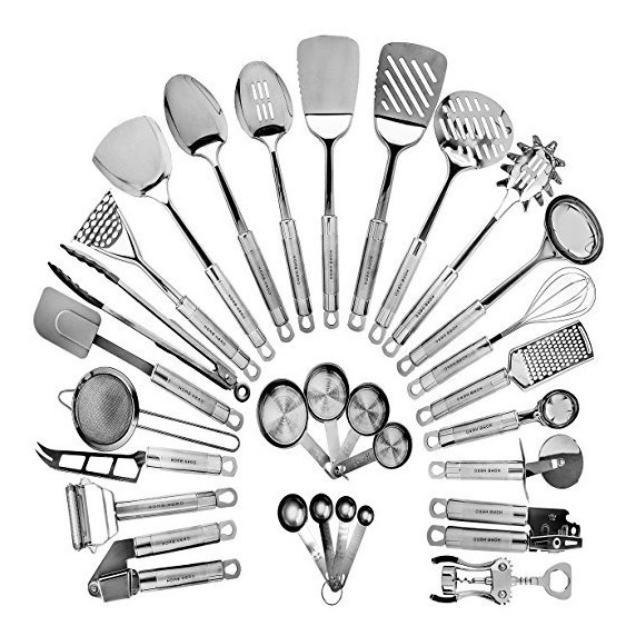 Acero Inoxidable Utensilios De Cocina Set - 29 - Utensilios