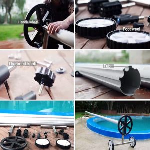 Nsdirect – Carrete Para Cubierta De Piscina, 22.5 Pies, Jueg