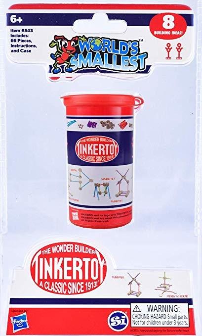 Más Pequeño Del Mundo Tinker Toys