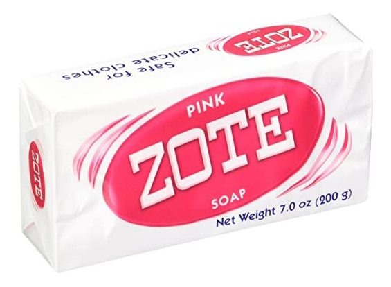Zote De Lavandería Jabón Rosa 4 Bares 7,0 Onza Por Cada Uno
