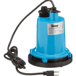 Simer 2300 Bomba Sumergible De Utilidad De 1/4 Caballos De F