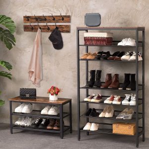 Hoobro 8-tier Zapatero, Zapato Grande Capacidad Estante, Est