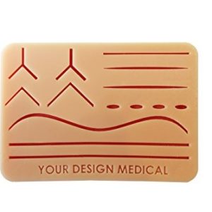 Durable Gran Cojín De Sutura De 3 Capas W / Heridas (7×5 )