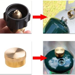 X Home Propane Refill Adapter Lp Gas Cylinder Tank Coupler,