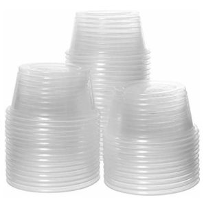Cristalería, 2 Oz Desechable. Copas Parte De Plástico (sin T