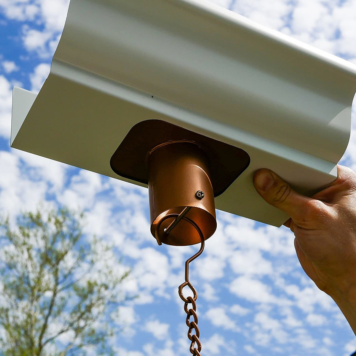 Sunflower Home And Garden Cadena De Lluvia Decorativa Para P