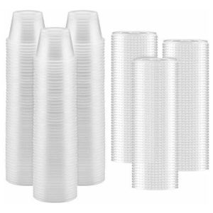 150-pack De 4 Onzas De Plástico Transparente Jello Shot Copa