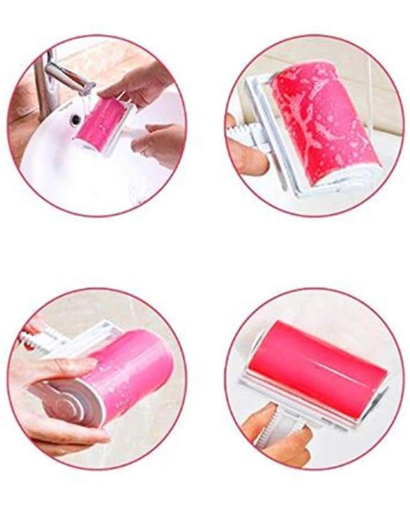 2 Piezas De Rodillo De Pelusa Lavable Y Resuable, Herramient