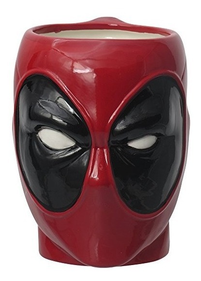 Taza De Cerámica Marvel Deadpool 3d