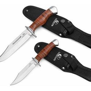 Mossy Oak 2-piezas Bowie Cuchillo Fijo De La Lámina Cuchillo