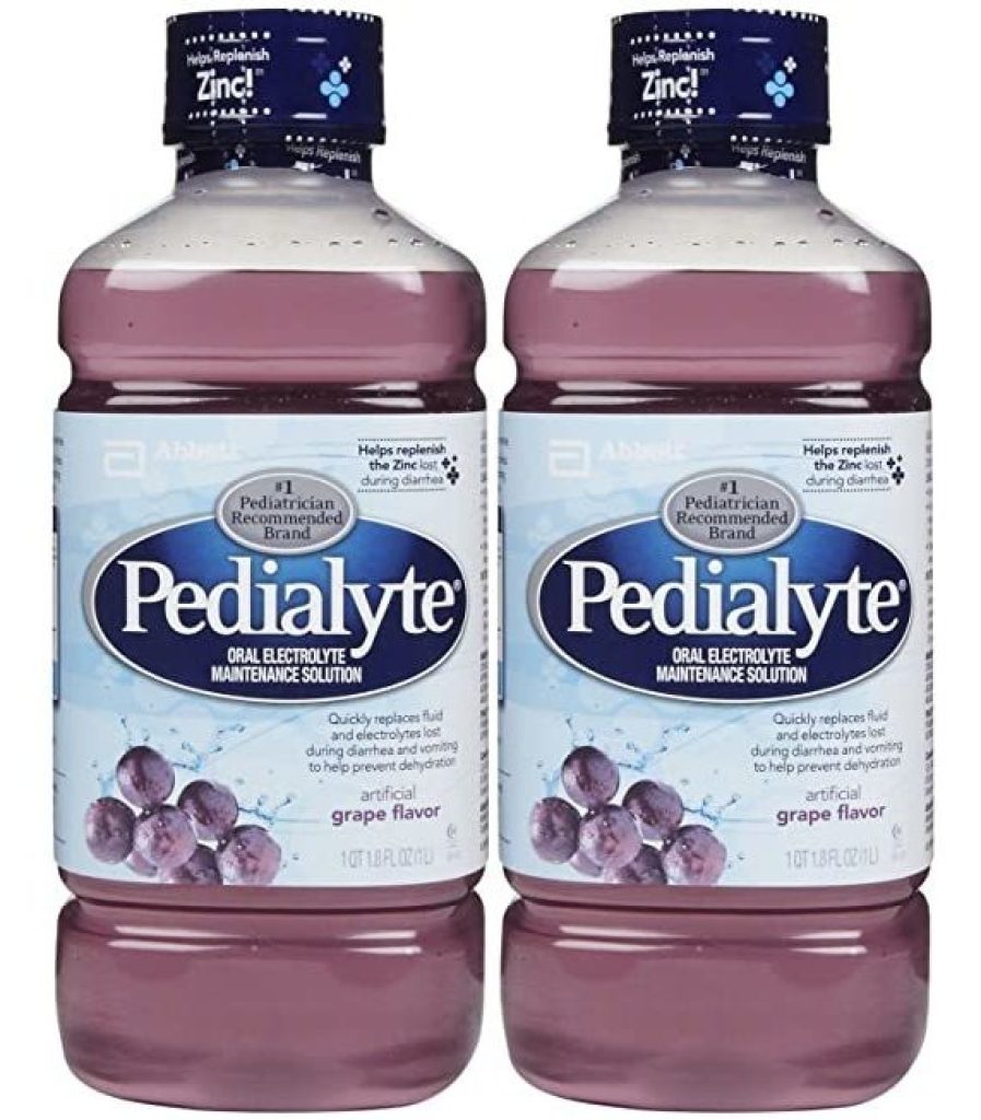 Pedialyte Solución Oral Electrolítica Grape 1 Lt 2 Pk