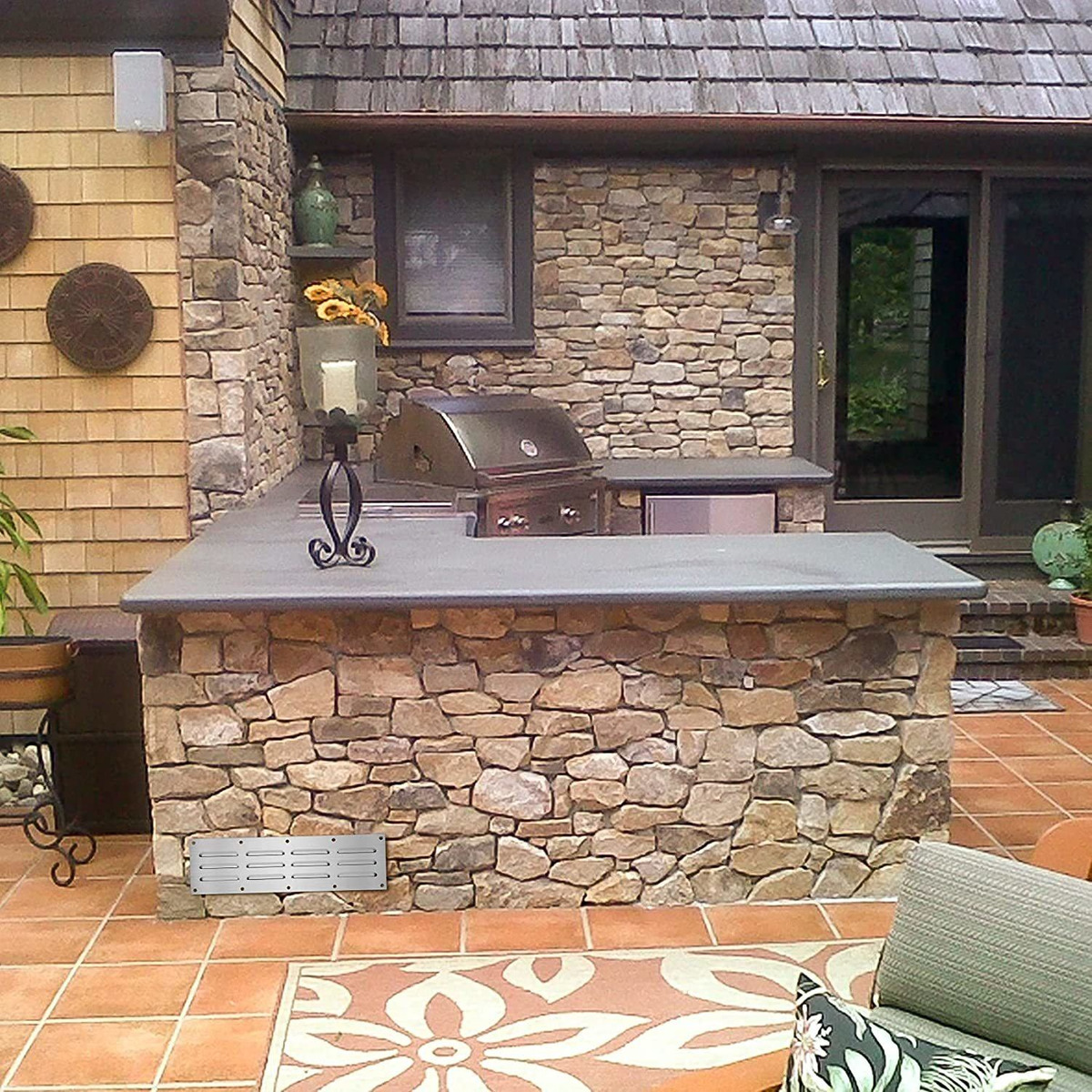 Stanbroil Acero Inoxidable Panel De Ventilación Para Parrill