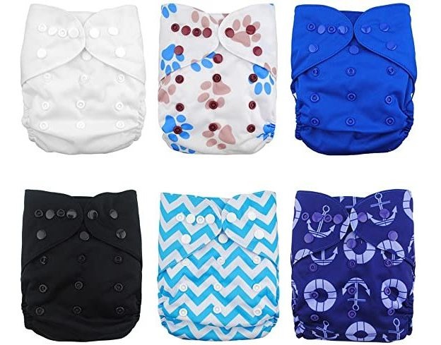 Cubiertas Babygoal Pañal De Tela Para Bebés, Ropa Reutilizab