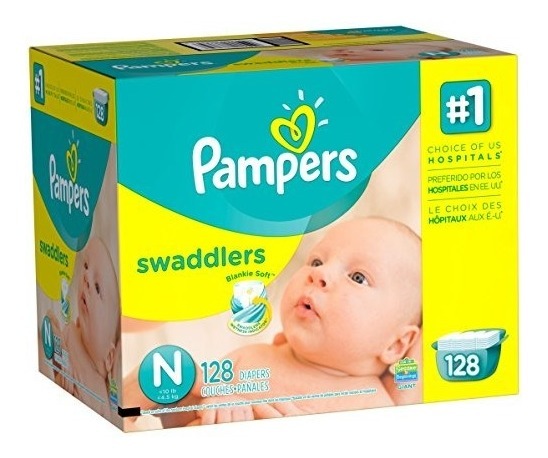 140 PAÑALES DESECHABLES PAMPERS BABE SWADDLERS TALLA 1 RECIEN NACIDOS -  VALENCIAJ SAS Bogotá Colombia