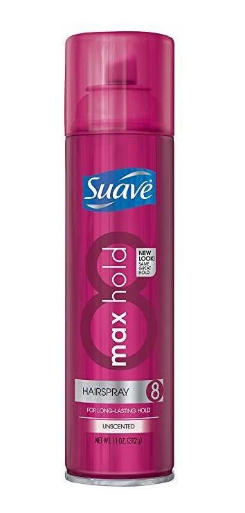 Suave Max Hold Hairspray Sin Aroma, 11 Oz