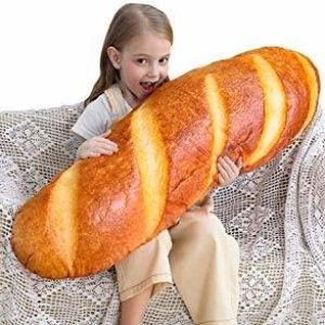 40 En Forma De Pan De Simulación 3d Suave Almohada Lumbar Am