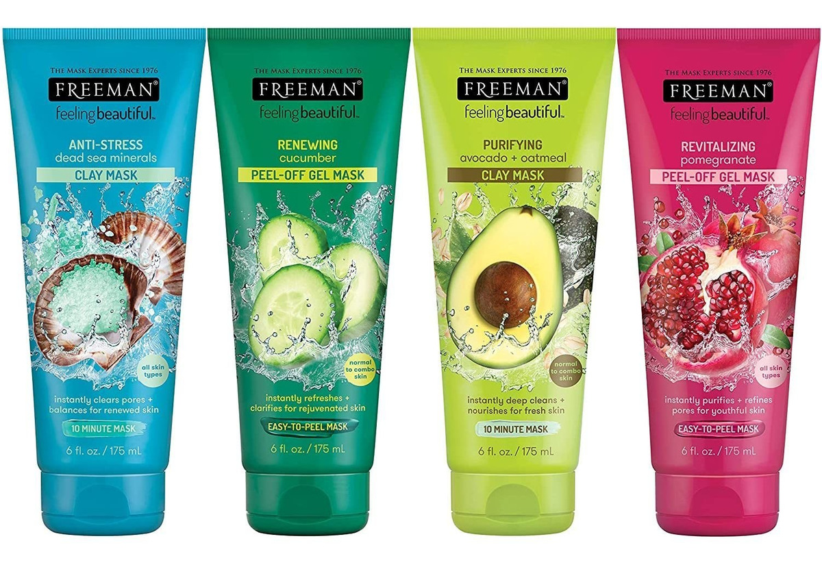 Freeman Facial Mask Variety Bundle For Skin Care, Peel Off F