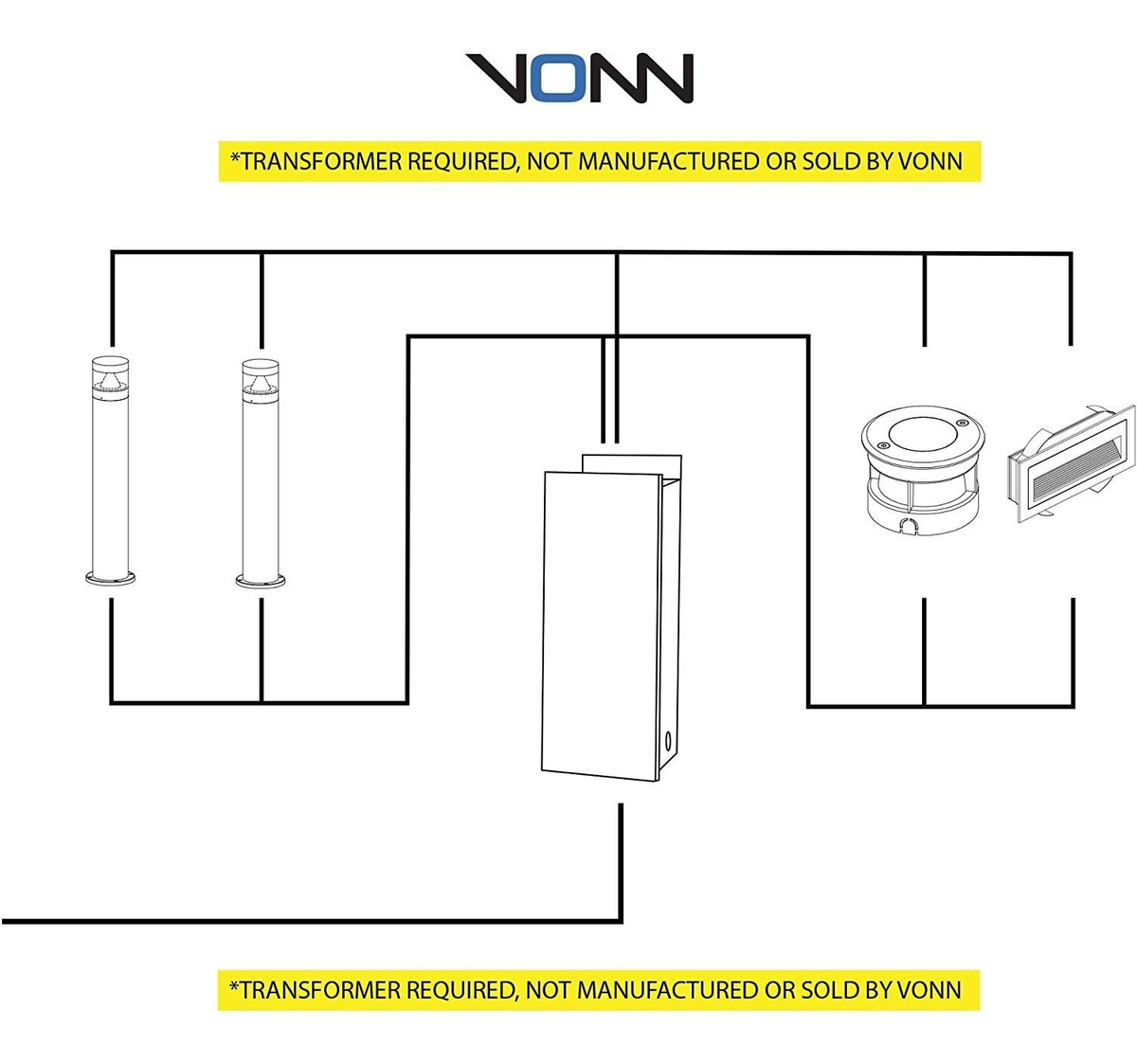 Vonn Lighting Vob14638bl - Bolardo Para Exteriores (32 Pulga
