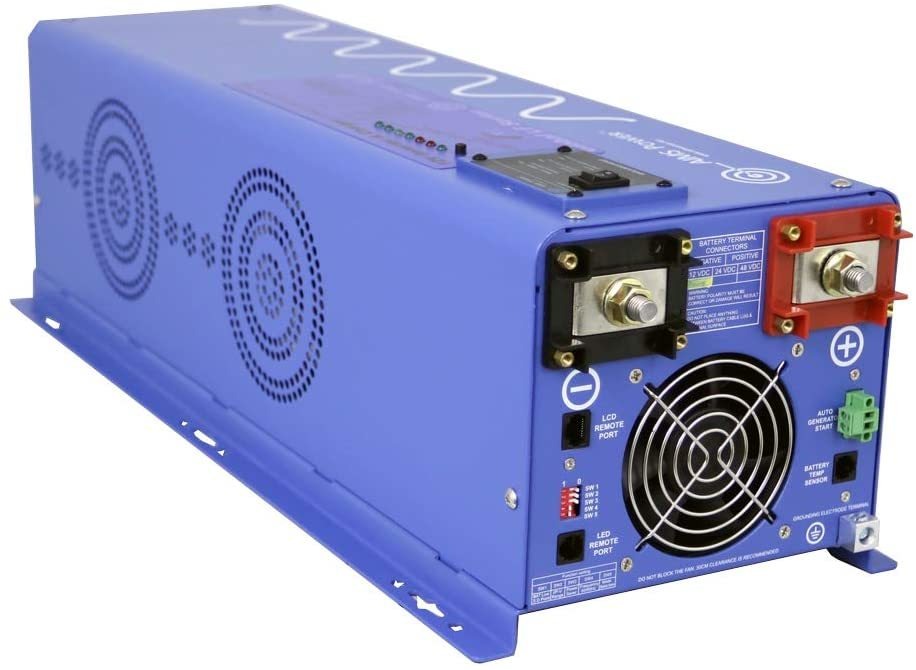 Aims Potencia 6000 Vatios Puro Inversor Sinusoidal Cargador