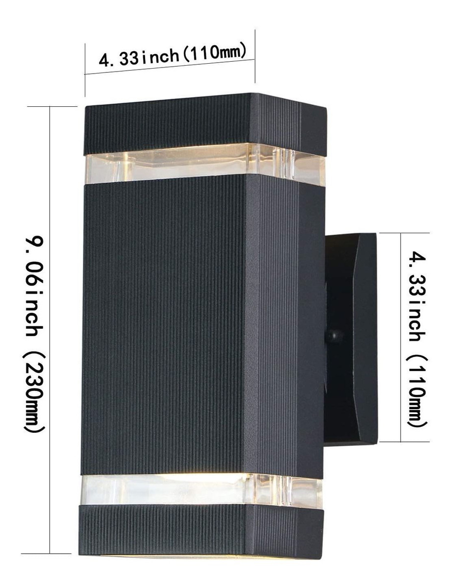 Apliques De Pared Al Aire Libre  5w Porche Luces Al Aire Li