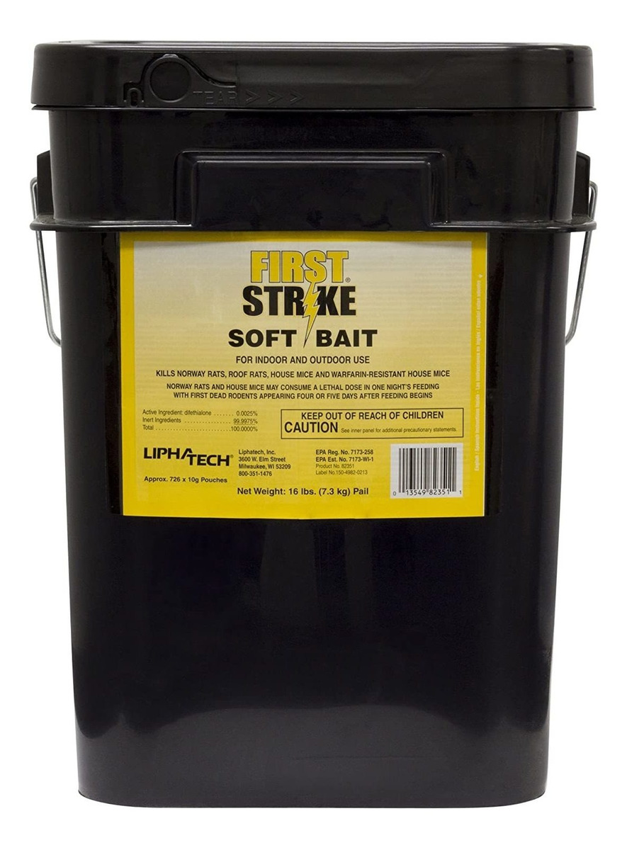 First Strike Rodenticida, Veneno Para Ratas Con Anzuelo, 16