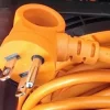 Extension Electrica Retractil Carrete 10 Mts 4 Cont Uso Rudo - Imagen 2