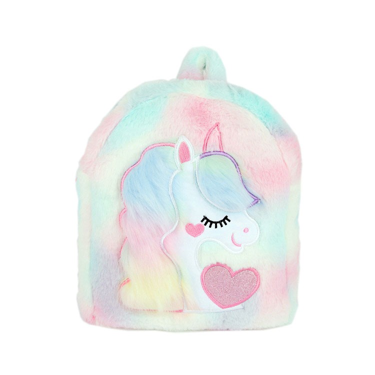 Mochila De Peluche Diseño Unicornio – Multicolor Progresando.com