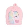 Mochila De Peluche Diseño Unicornio - Rosa