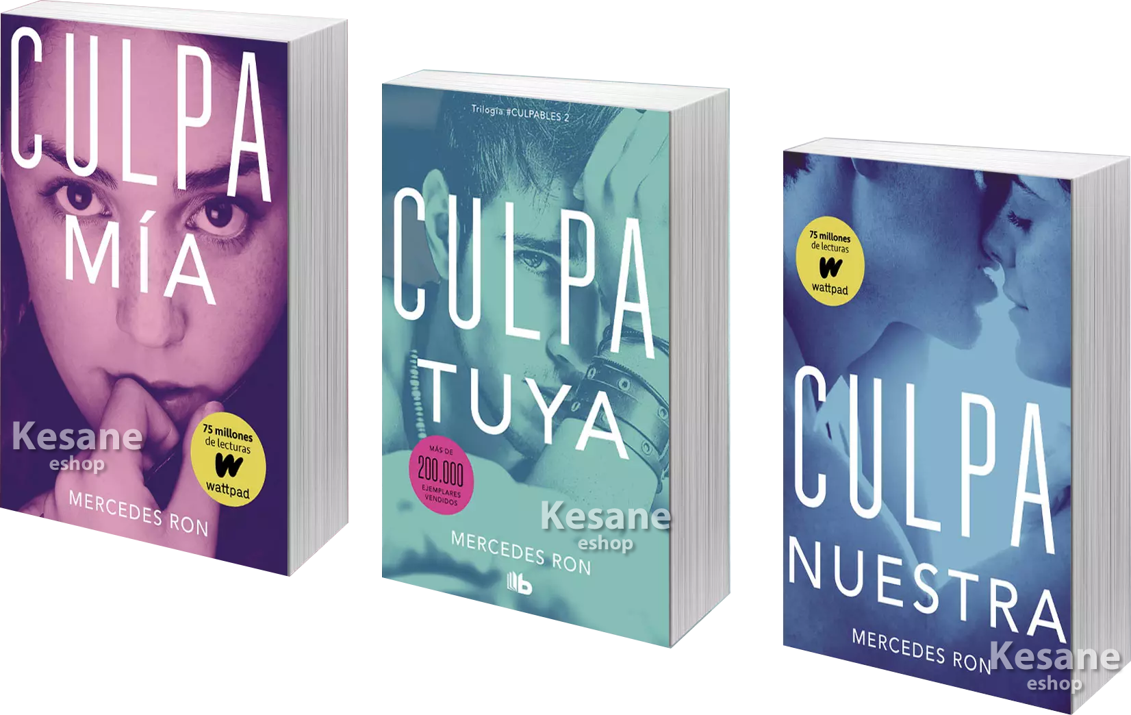 Saga Culpa Tuya Mia Nuestra / Libros / Mercedes Ron –