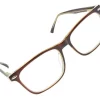 Lentes progresivos pregraduados para lectura vista cansada con filtro luz Azul unisex +2.0 color Caoba - Imagen 2