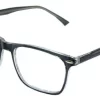Lentes progresivos pregraduados para lectura vista cansada con filtro luz Azul unisex +2.0 color Humo - Imagen 2