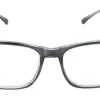 Lentes progresivos pregraduados para lectura vista cansada con filtro luz Azul unisex +2.0 color Humo