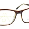 Lentes progresivos pregraduados para lectura vista cansada con filtro luz Azul unisex +2.5 color Caoba - Imagen 3